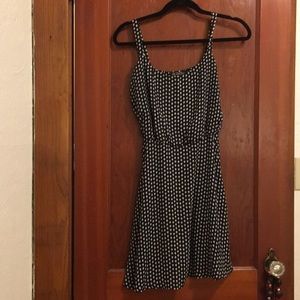 Black and white patterned dress!